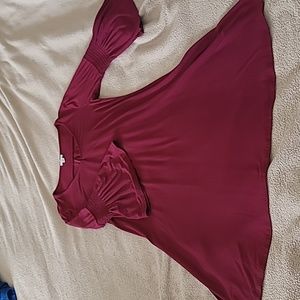 Burgundy dress size M